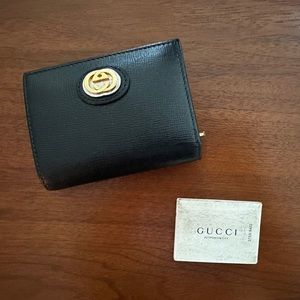 Gucci Marmont Petite textured-leather wallet
